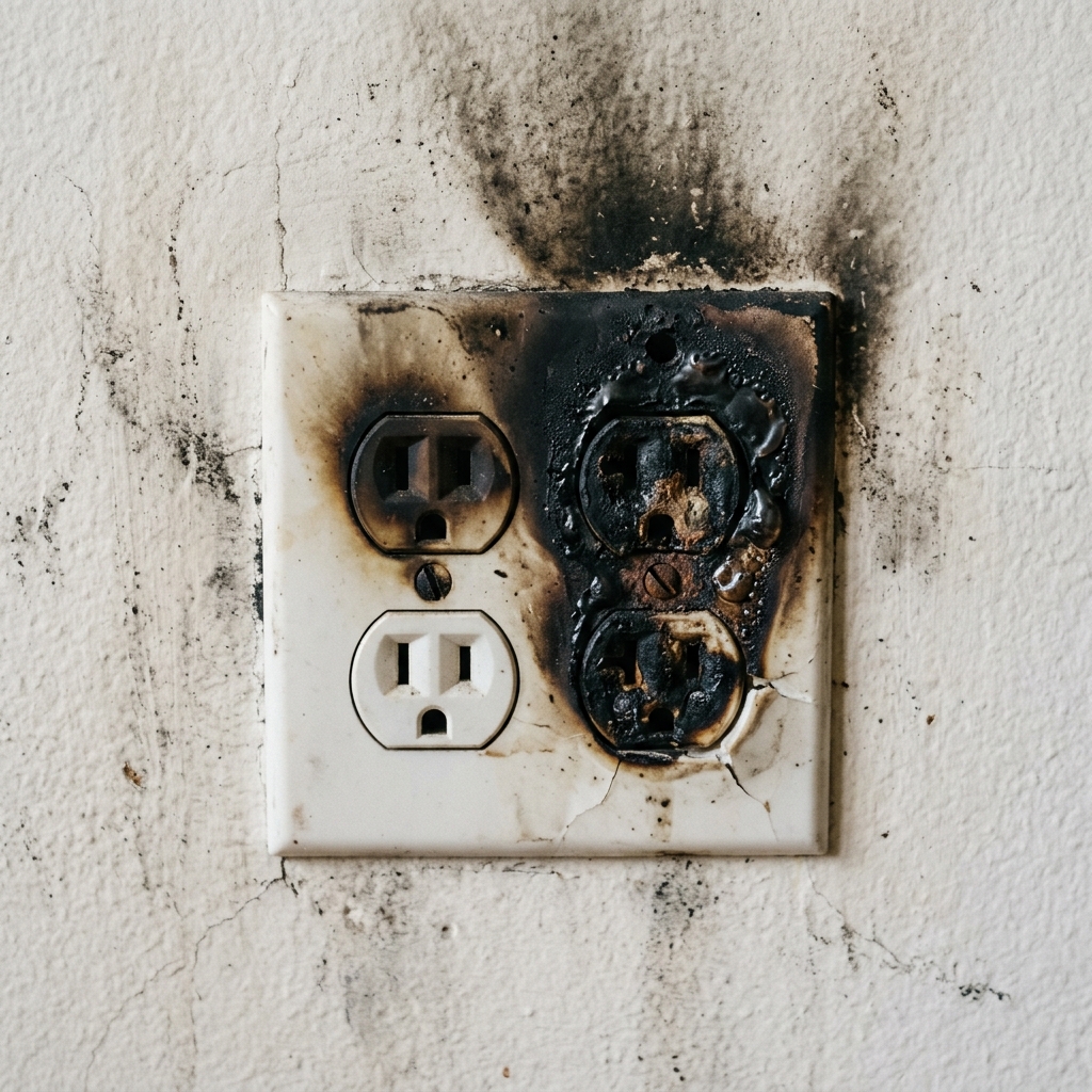 Dangerous electrical faults in rented accommodation