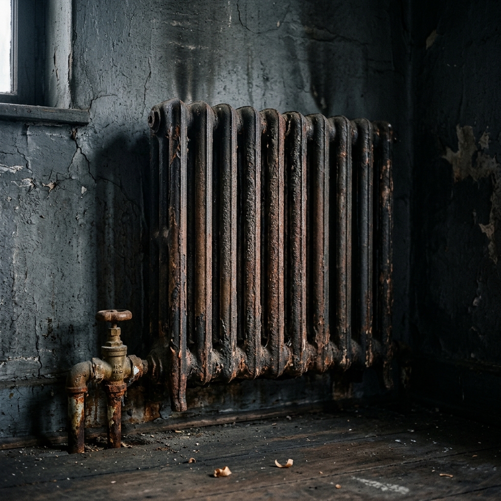 Broken heating and hot water system in rental home
